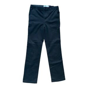 Boys Old Navy Black Uniform Straight Built in Flex Pants Size 16